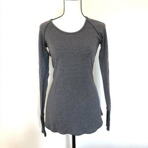 Lululemon Grey Reversible Long Sleeve Top